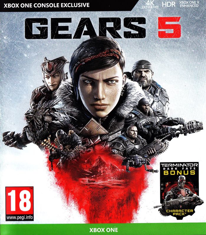 Gears 5 box art for Xbox One